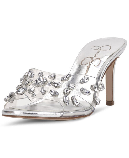 Women's Primana Embellished Slide High Heel Dress Sandals