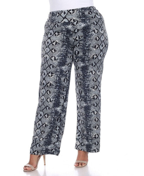 Plus Size Printed Palazzo Pants