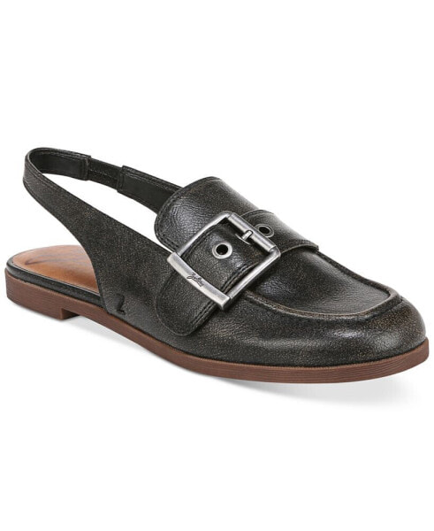 Women's Eve Buckled Slingback Tailored Loafer Flats