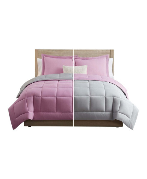 Premium All Season Quilted Down Alternative Comforter, Queen