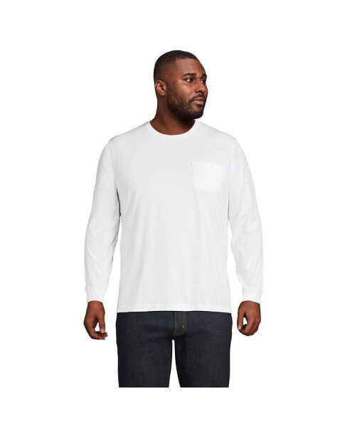 Big & Tall Super-T Long Sleeve T-Shirt with Pocket