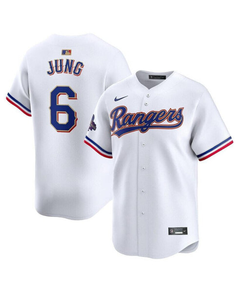 Men's Josh Jung White Texas Rangers 2024 Gold Collection Limited Player Jersey