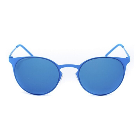 Женские солнцезащитные очки круглые синие Italia Independent 0208-027-000 (50 mm)