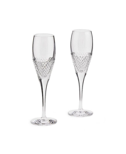 Diamond Mosaic Flute, Set of 2