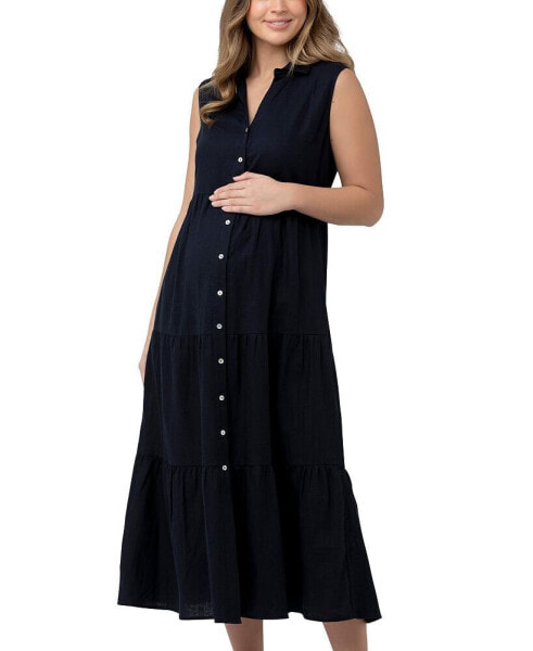 Maternity Tracy Tiered Nursing Dress