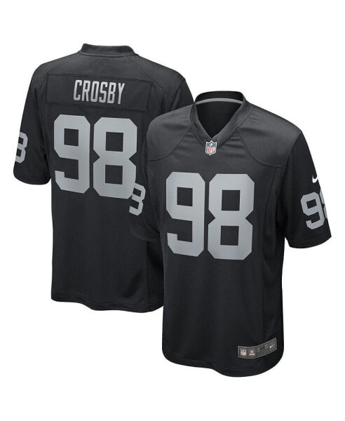 Men's Maxx Crosby Black Las Vegas Raiders Game Jersey