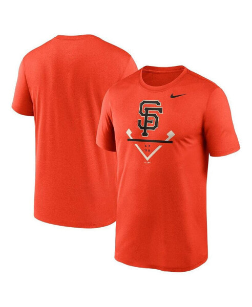 Men's Orange San Francisco Giants Icon Legend T-shirt