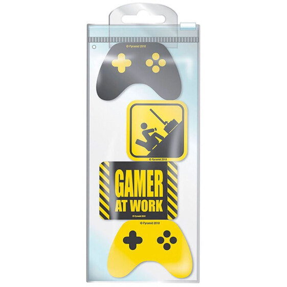 PYRAMID Gamer At Work 4 Eraser Set