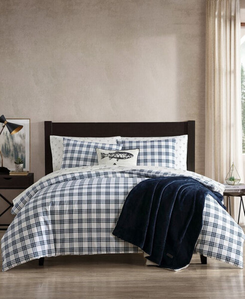 Одеяло Eddie Bauer basic Plaid Cotton Percale 2 шт. Twin