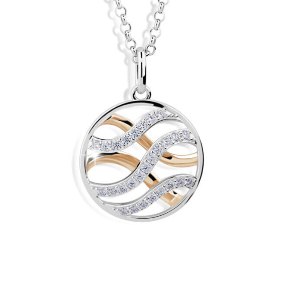 Necklace J305CZ-R (chain, pendant)