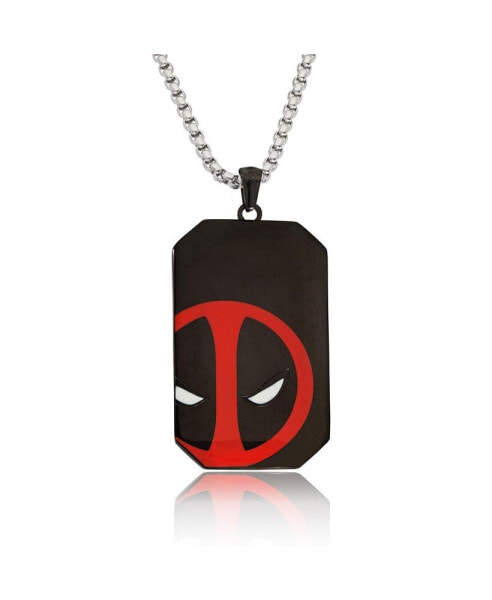 Deadpool Stainless Steel (316L) Pendant, 22'' Box Chain