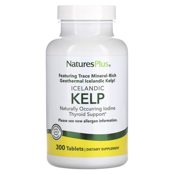 Водоросли Icelandic Kelp 300 таблеток NaturesPlus