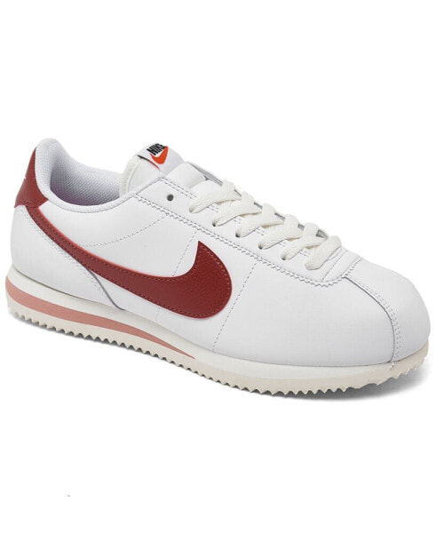 Nike women's classic outlet cortez leather running shoes