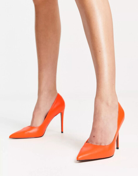 Туфли ASOS DESIGN Penza Orange High Heels