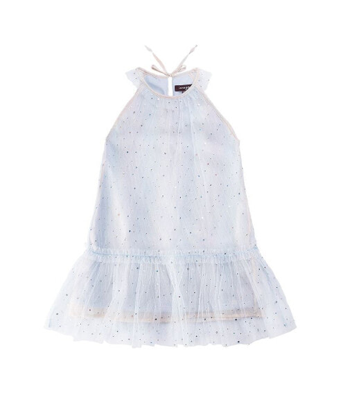 Child Nina Shine Novelty Woven Dress