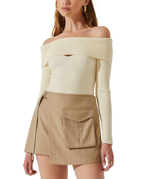 Women's Brylee Utility-Pocket Mini Skirt