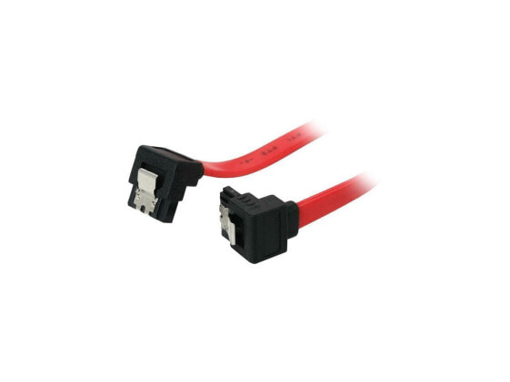 Link Depot SATA3L-1R-10P 3.28 ft. (1 m) SATA III Flat Cable with L-Angled to L-A
