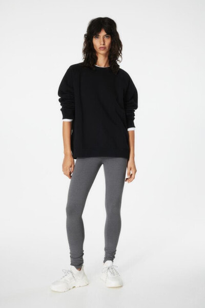 Cotton-blend Leggings