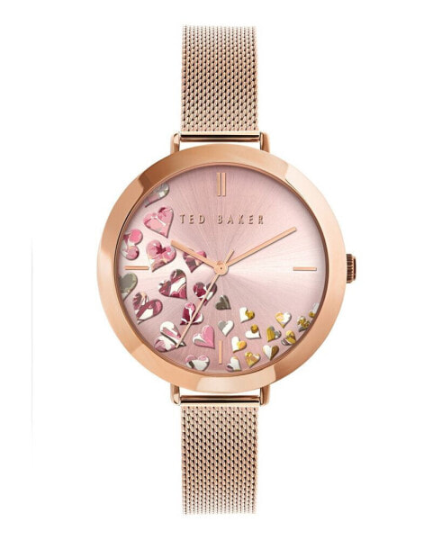 Часы Ted Baker Ammy Hearts Rose Gold Mesh