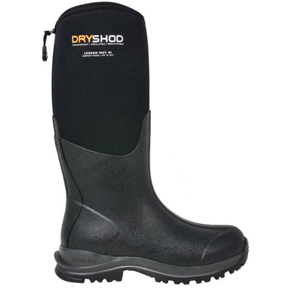 Dryshod Legend Mxt Hi Insulated Waterproof Pull On Work Womens Black Work Safet