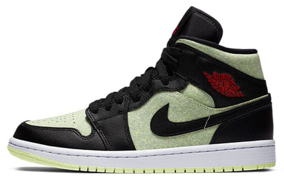 Кроссовки Nike Air Jordan 1 Mid Grind (W) (Зеленый, Черный)