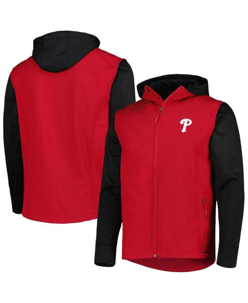 Men's Red, Black Philadelphia Phillies Alpha Full-Zip Jacket