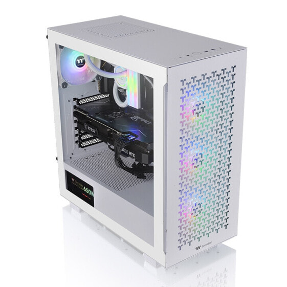 Thermaltake CA-1S3-00M6WN-03 - Midi Tower - PC - White - ATX - micro ATX - Mini-ITX - SPCC - 16 cm