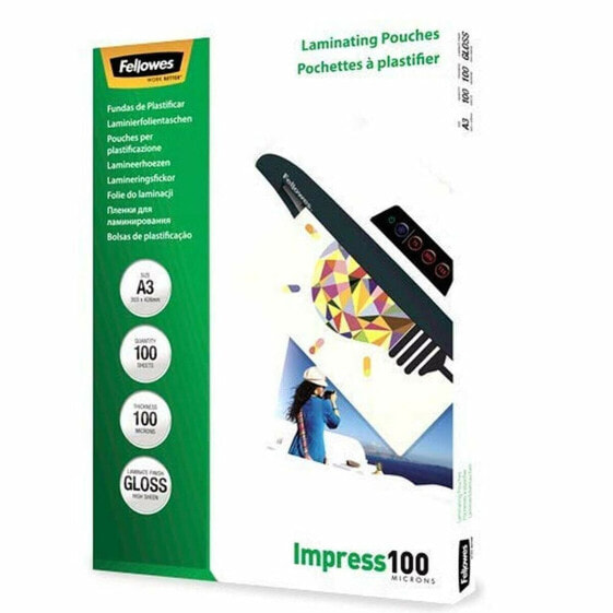 Case Fellowes 5351205 Laminator 100 Units Transparent A3 (100 Units)