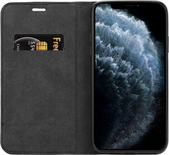 Crong Crong Folio Case Etui iPhone 11 Pro Max z klapką na magnes (czarny)