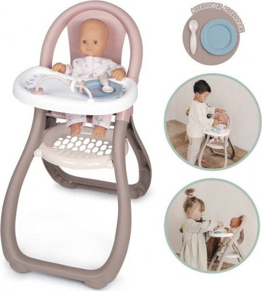 Smoby Baby Nurse Krzesełko Do Karmienia dla Lalek