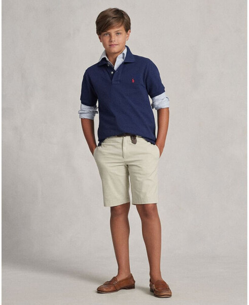 Черные джинсовые шорты для мальчиков Polo Ralph Lauren Straight Fit Stretch Twill Short