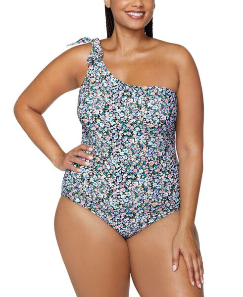 Trendy Plus Size Marita Floral One-Piece Swimsuit