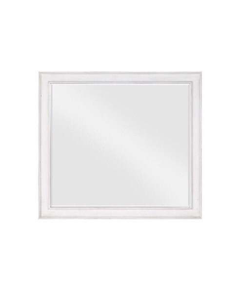 Katia Mirror In Rustic Gray & White Finish