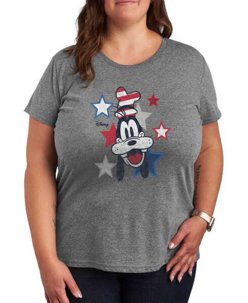 Air Waves Trendy Plus Size Goofy Graphic T-shirt