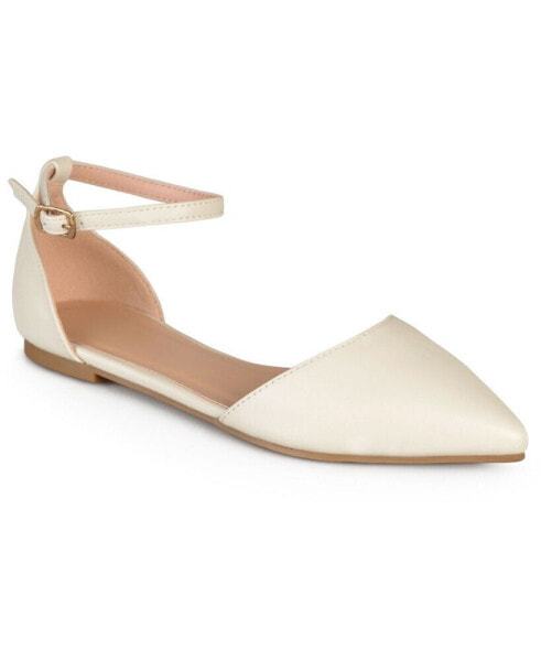 Women's Reba Ankle Strap Pointed Toe Flats