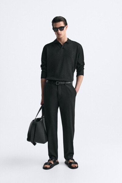 SLIM FIT TROUSERS