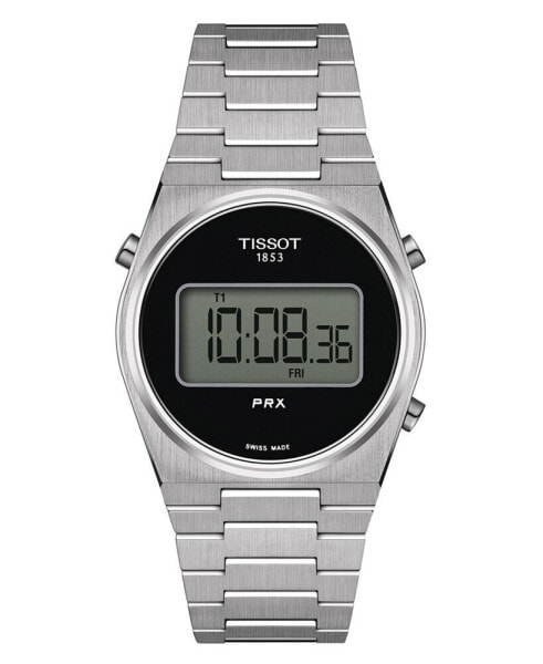 Unisex Digital PRX Stainless Steel Bracelet Watch 35mm