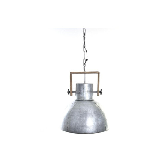 Потолочный светильник DKD Home Decor Коричневый Серебристый Металл Древесина манго 50 W 40 x 40 x 50 cm