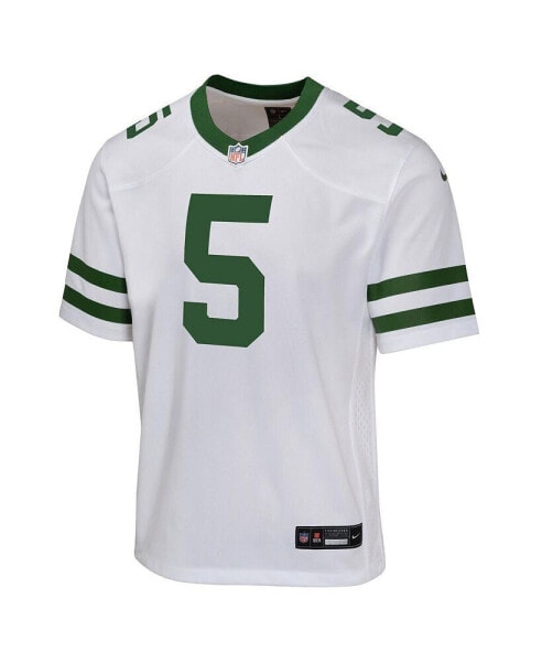 Футболка для малышей Nike Garrett Wilson Legacy White New York Jets