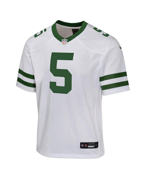 Big Boys and Girls Garrett Wilson Legacy White New York Jets Game Jersey