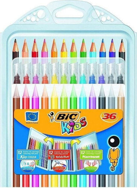 Bic Zetaw koloringowy 3w1 Kredki 36szt BIC