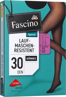 Strumpfhose laufmaschenresistent schwarz Gr. 50/52, 30 DEN, 1 St