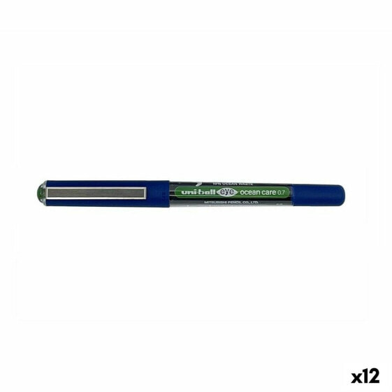 Ручка с жидкими чернилами Uni-Ball Eye Ocean Care 0,7 мм Зеленая (12 штук)