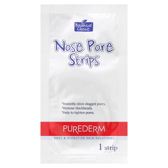 Nose Pore Strips, Aloe, 6 Strips