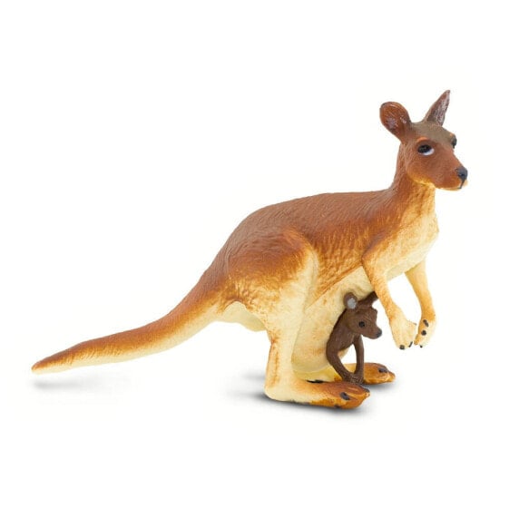 SAFARI LTD Kangaroo With Baby Figure