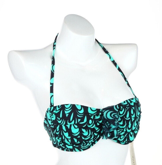 Profile by Gottex 128220 multi-color halter bikini top swimwear size 6