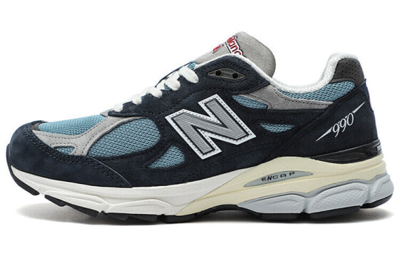 New Balance Teddy Made系列NB 990 V3 潮流 复古 透气轻便 低帮 跑步鞋 男女同款 海军蓝 / Кроссовки New Balance M990TE3 M990TE3