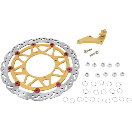 EBC Supermoto Contour Wave With Caliper Bracket SMX6001 floating brake disc