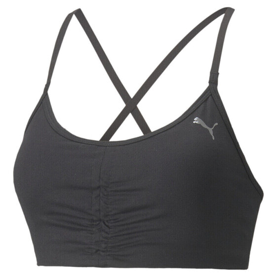 Puma Low Impact Studio Foundation Sports Bra Womens Black 52160201