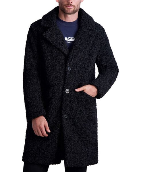 Верхняя одежда KARL LAGERFELD Пальто с запахом для мужчин oversized